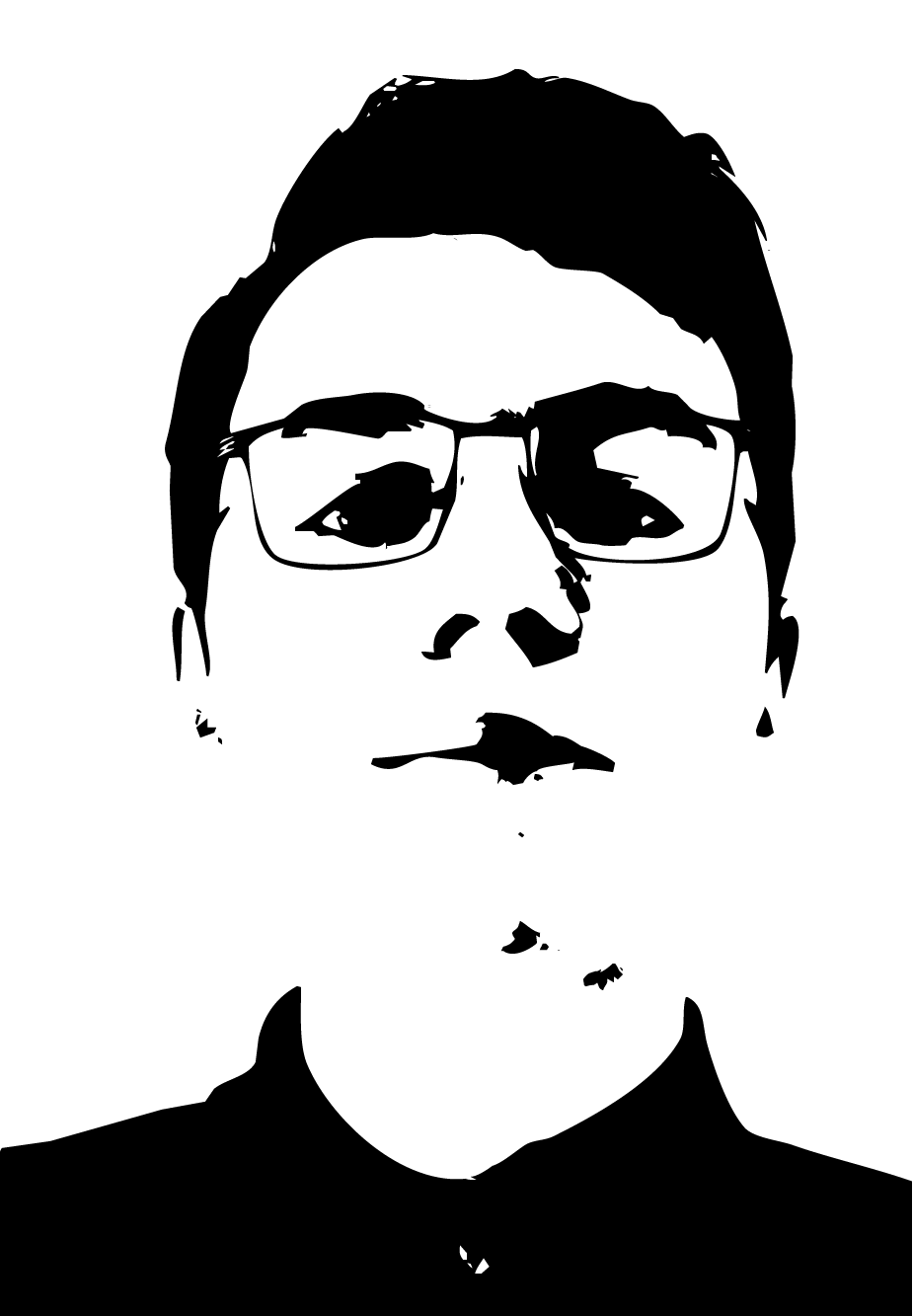 a portraite of Jack in a vector style